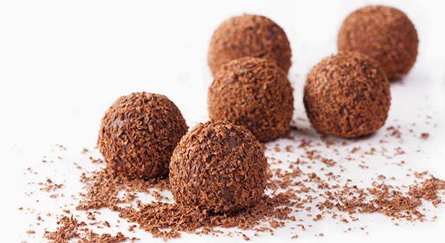 Trufas de chocolate paso 0