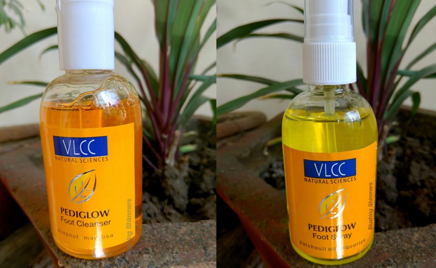 Blushing Shimmers VLCC Pediglow Foot Care Kit Review