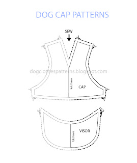 Dog cap pattern | Mimi & Tara | Free Dog Clothes Patterns