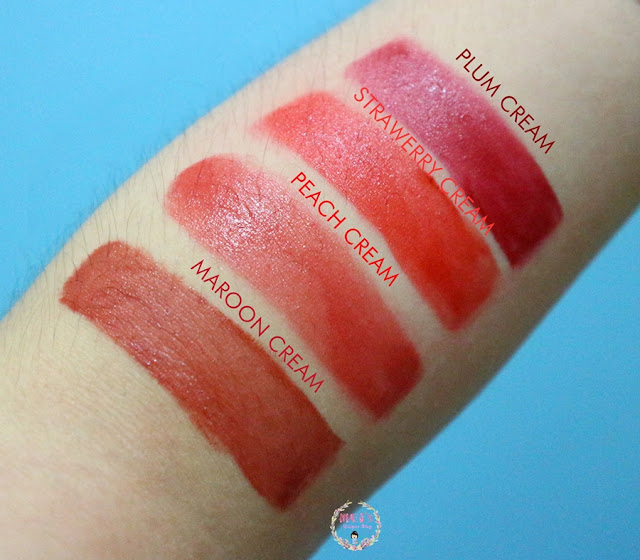Althea Water Color Cream Tint (4 colors) Swatches