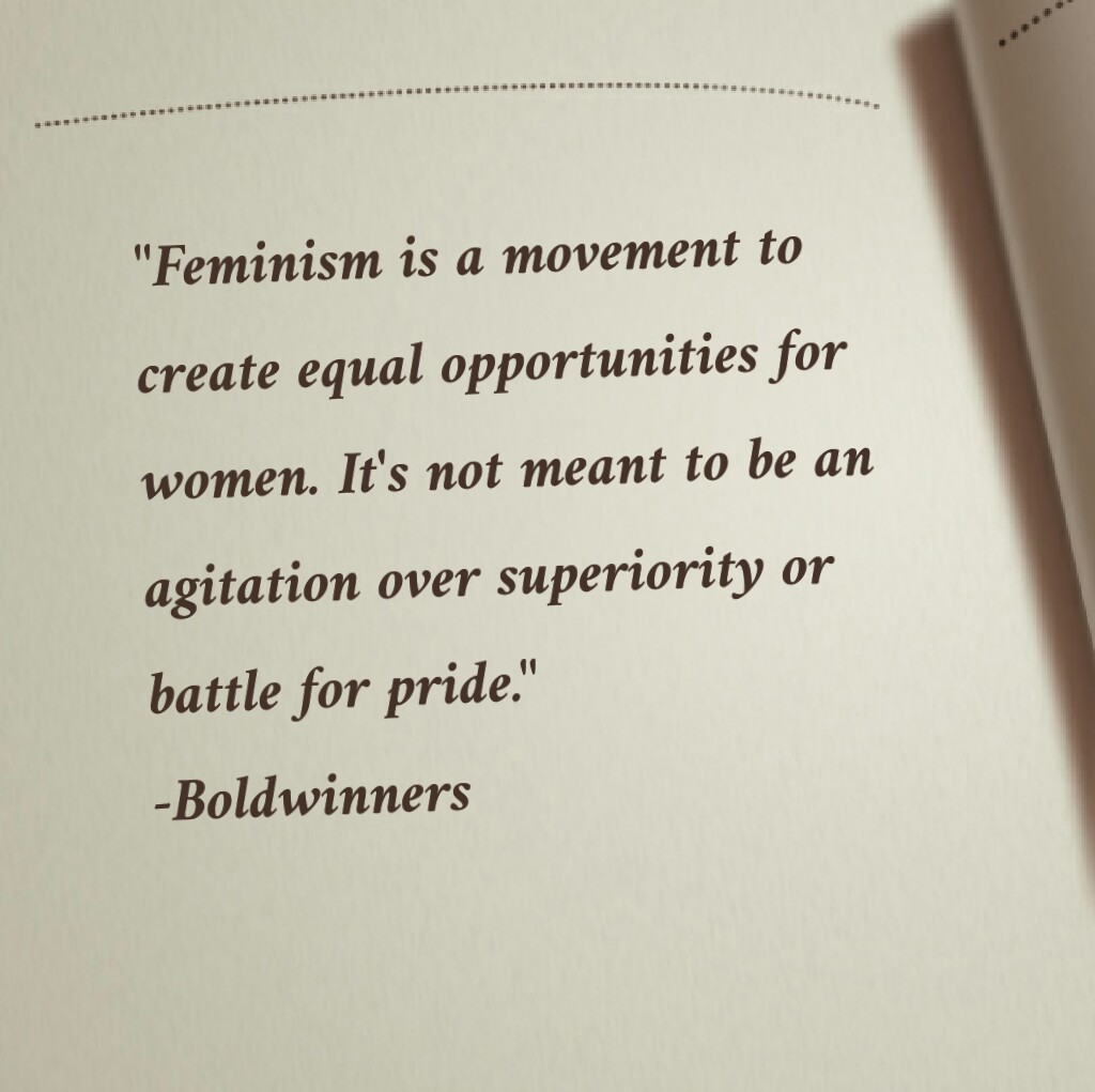 The Bold Winner S Blog On The Rise Of Feminism And Gender