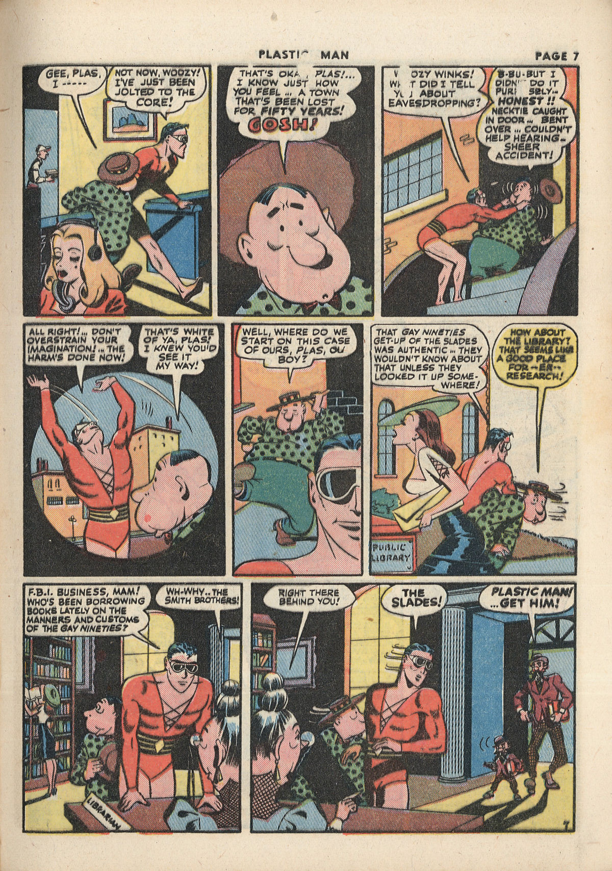 Read online Plastic Man (1943) comic -  Issue #2 - 9