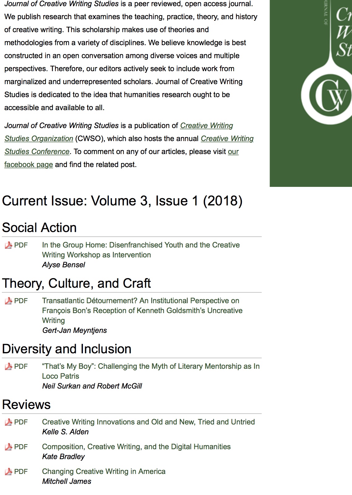 creative writing journals creative writing articles pdf