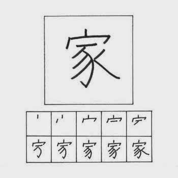 kanji rumah