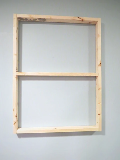 frame for painting assembled