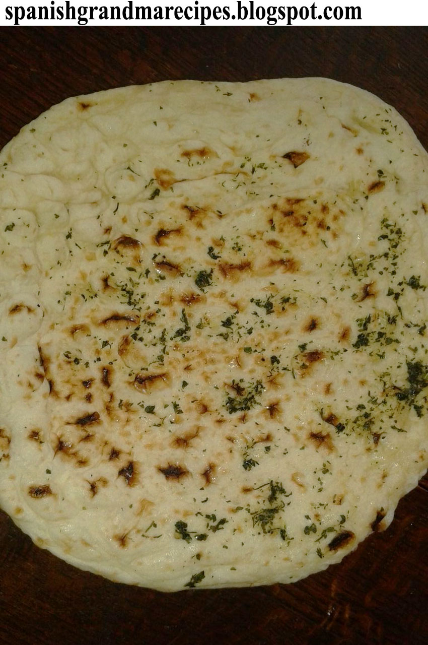 Spanish Grandma Recipes Chapati Bread with garlic