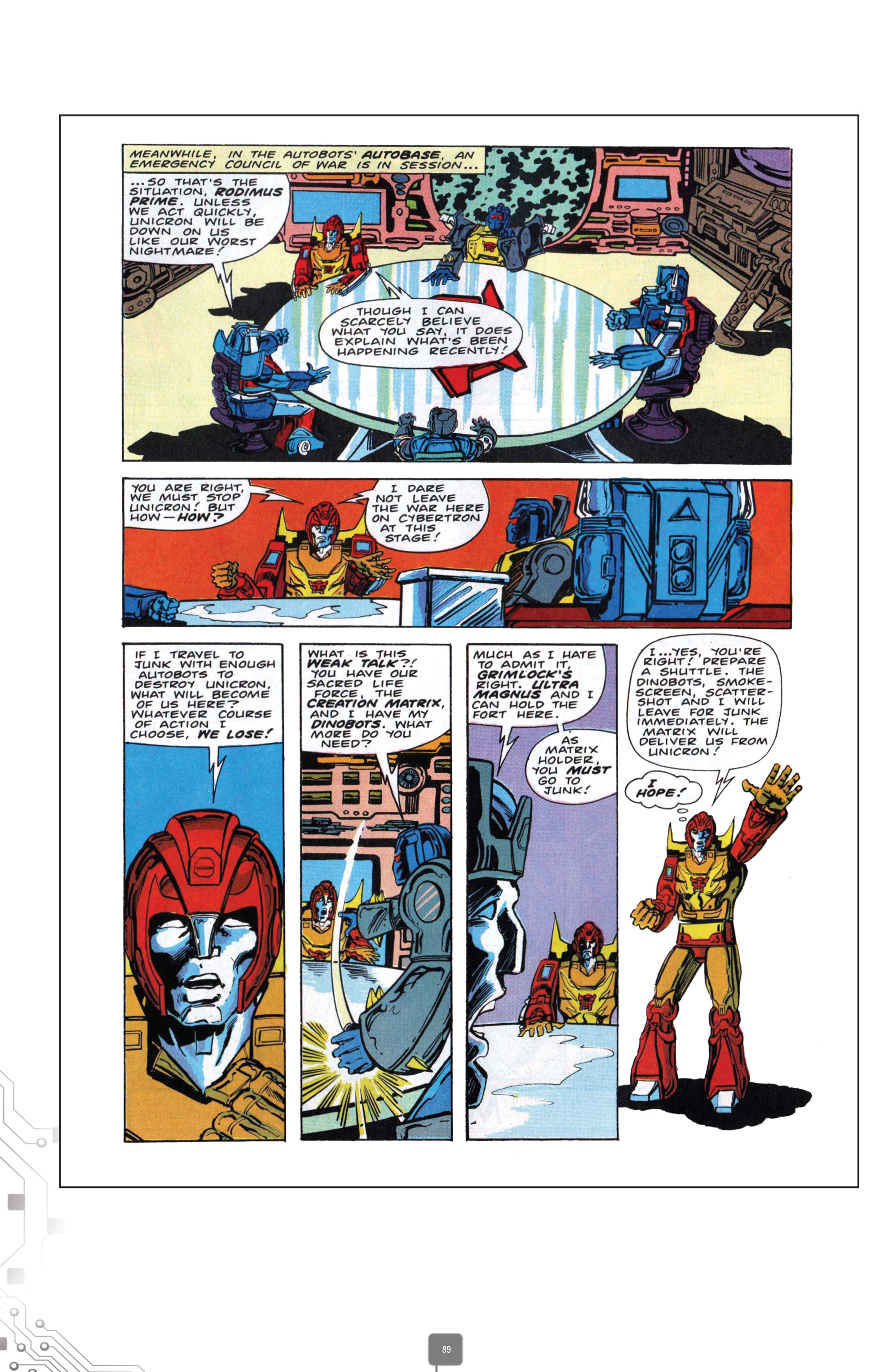 Read online The Transformers Classics UK comic -  Issue # TPB 5 - 90