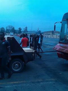 a LASTMA towed a Lagbus filled with 48 passengers to their Oshodi Office?