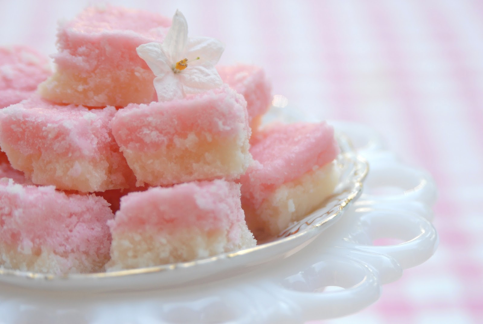 Pink Piccadilly Pastries Coconut Ice, Round 2