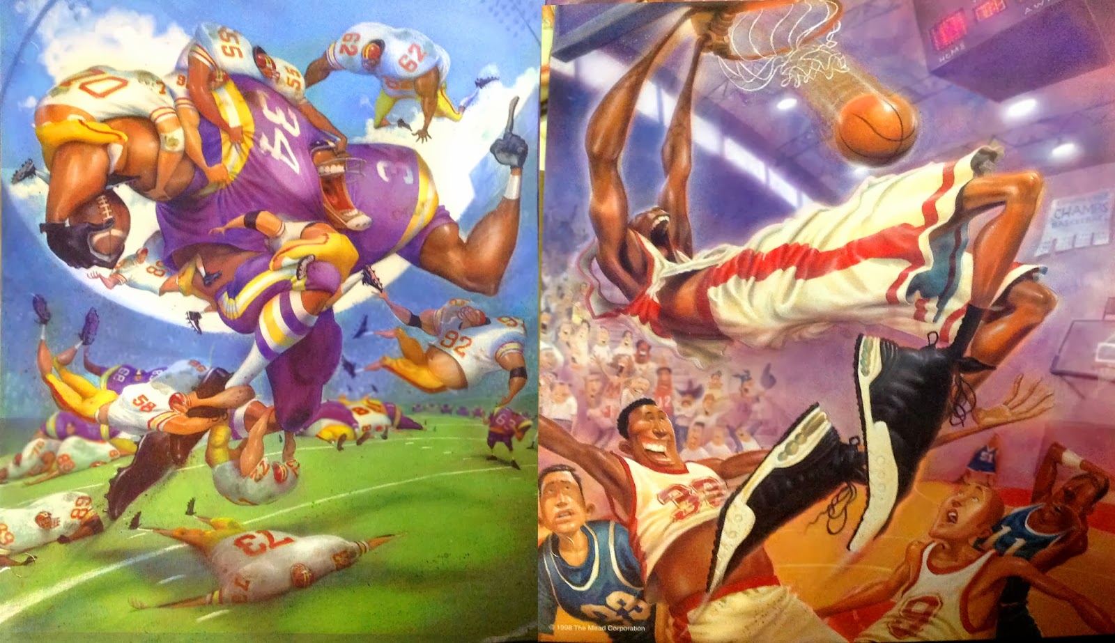 THOSE BOWLING IGUANAS MEAD NO RULES! folder art