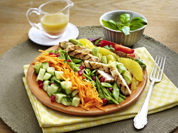 Mausihexe1: Hähnchen-Avocado-Salat