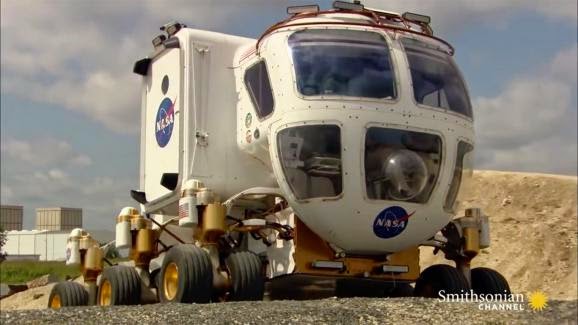 The Next Generation Mars Rover Docks With Space Suits