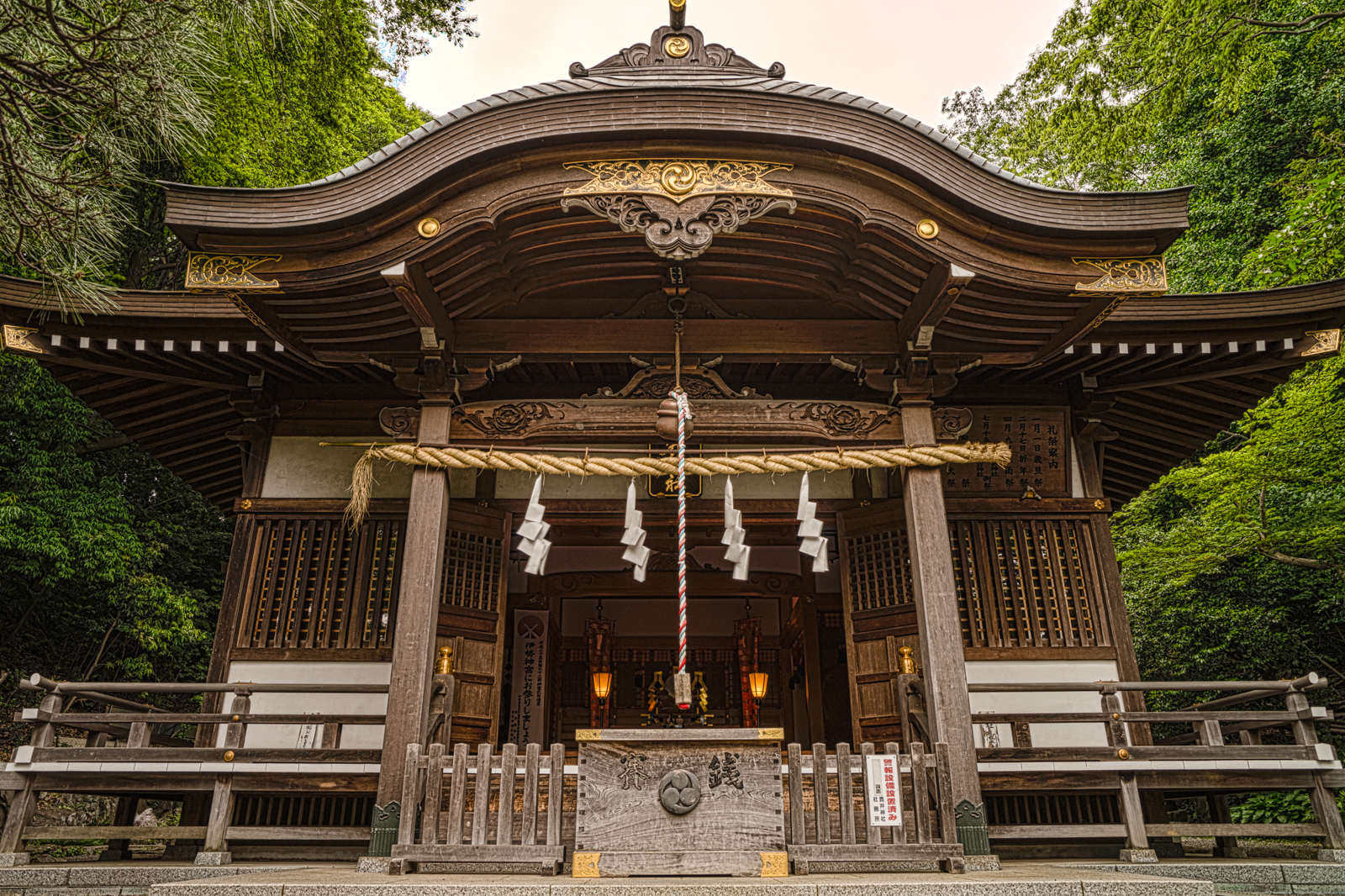 小金井市、貫井神社の本殿の写真