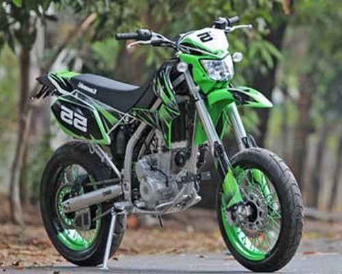 Gambar modifikasi klx 150 supermoto motor kawasaki ...