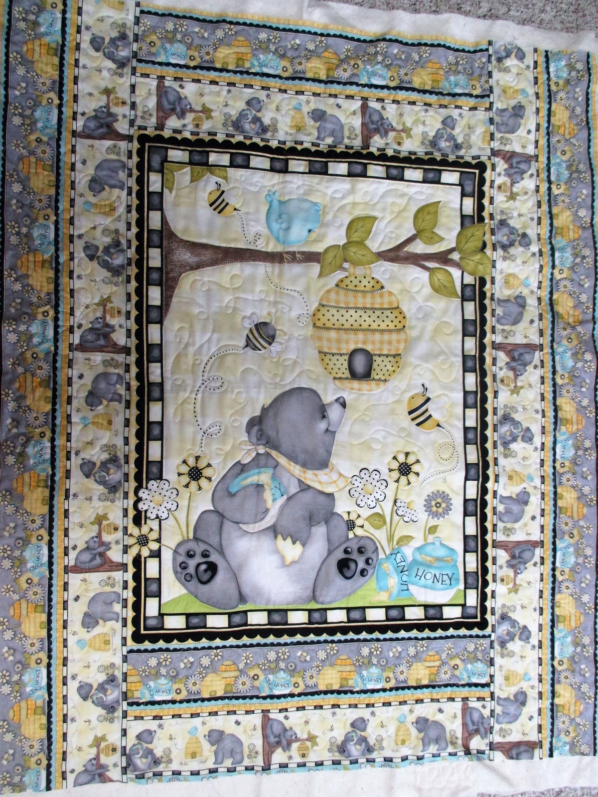 Down To Sew: Linda's Baby quilt panels