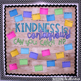 Encourage a classroom community built on kindness with this FREE interactive bulletin board!