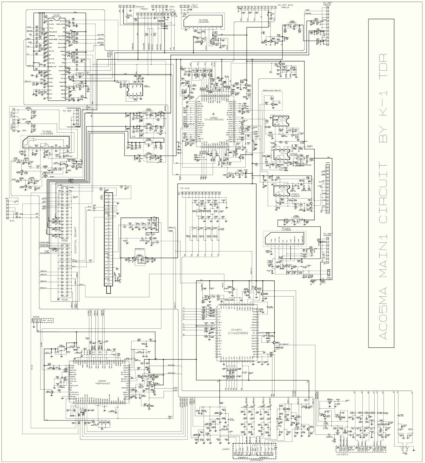 Master Electronics Repair !: LG 30FS4D - LG 32FS4D-UC – COLOR