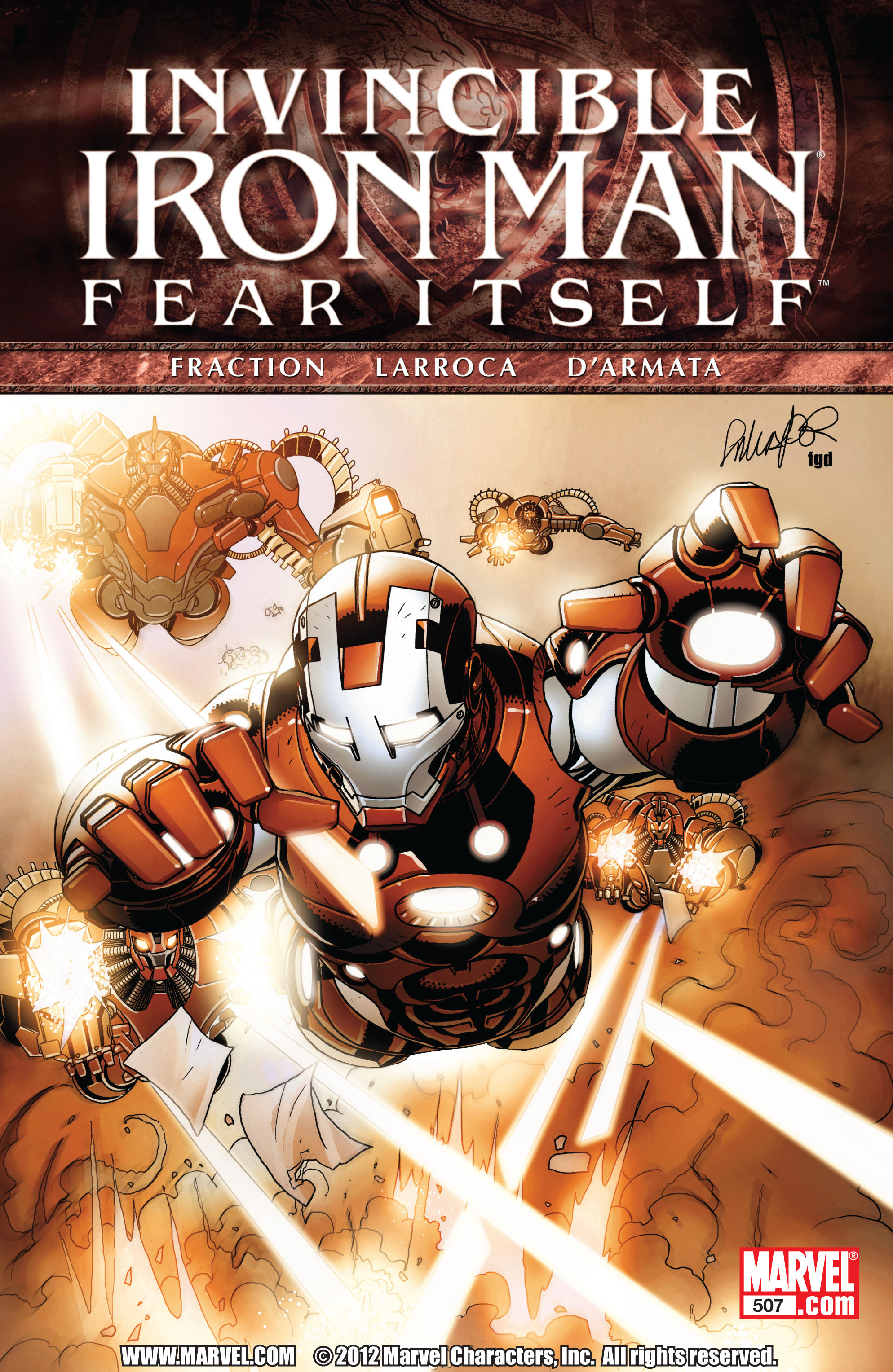 Read online Invincible Iron Man (2008) comic -  Issue #507 - 1
