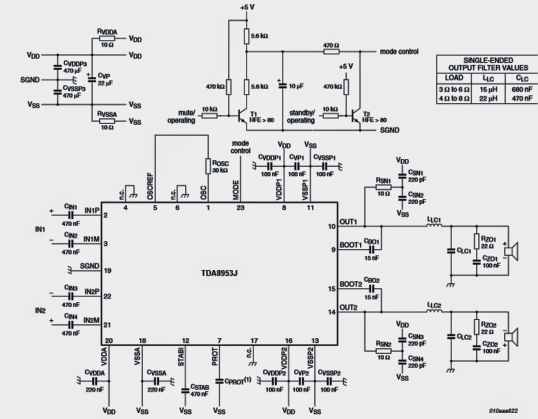 Wireless Home theater Circuit using Bluetooth Headset | Circuit Diagram