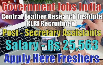 CLRI Recruitment 2018