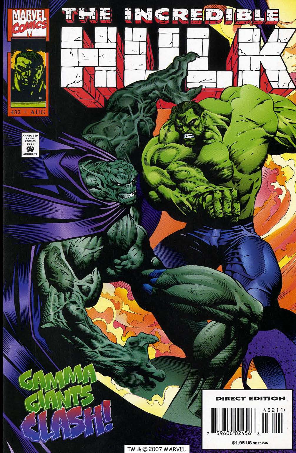 Read online The Incredible Hulk (1968) comic -  Issue #432 - 1