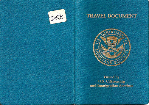 travel document form ireland