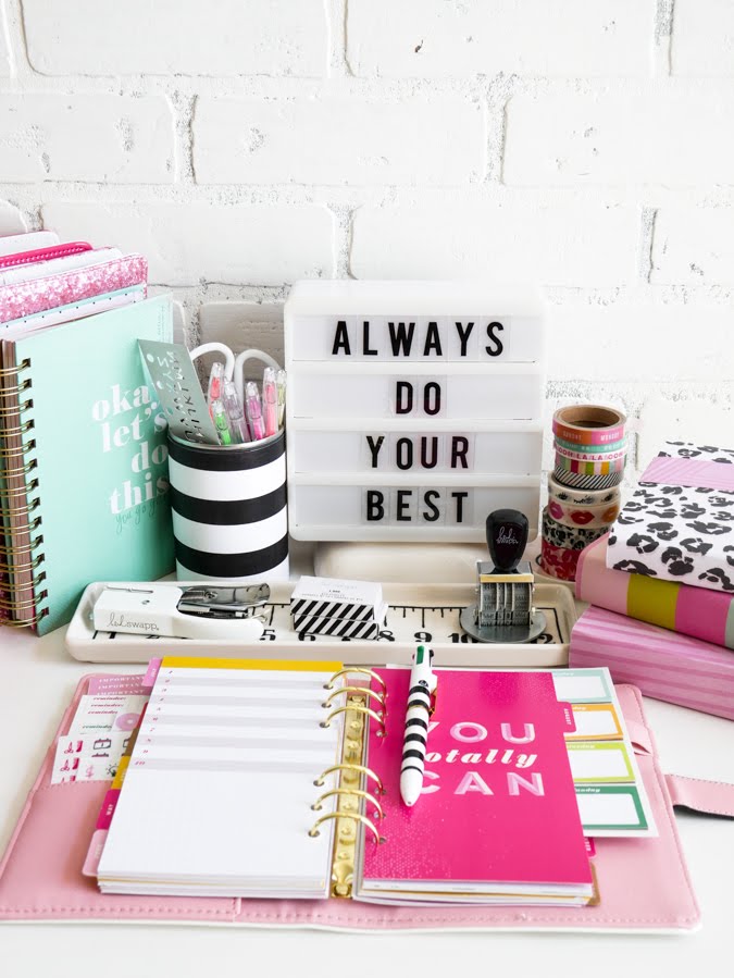 How to Go Back To School In Style with Heidi Swapp Color Fresh and Lightbox by Jamie Pate | @jamiepate for @heidiswapp