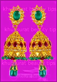 gold jhumka designs