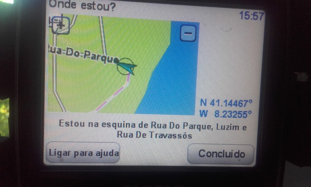 Localização GPS Localização GPS