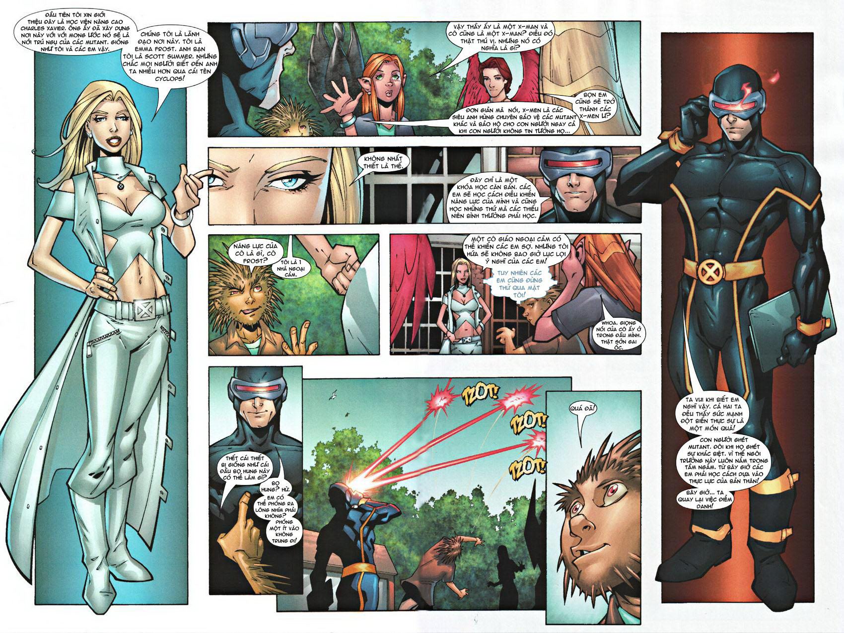 New X-Men v2 - Academy X new x-men #001 trang 4