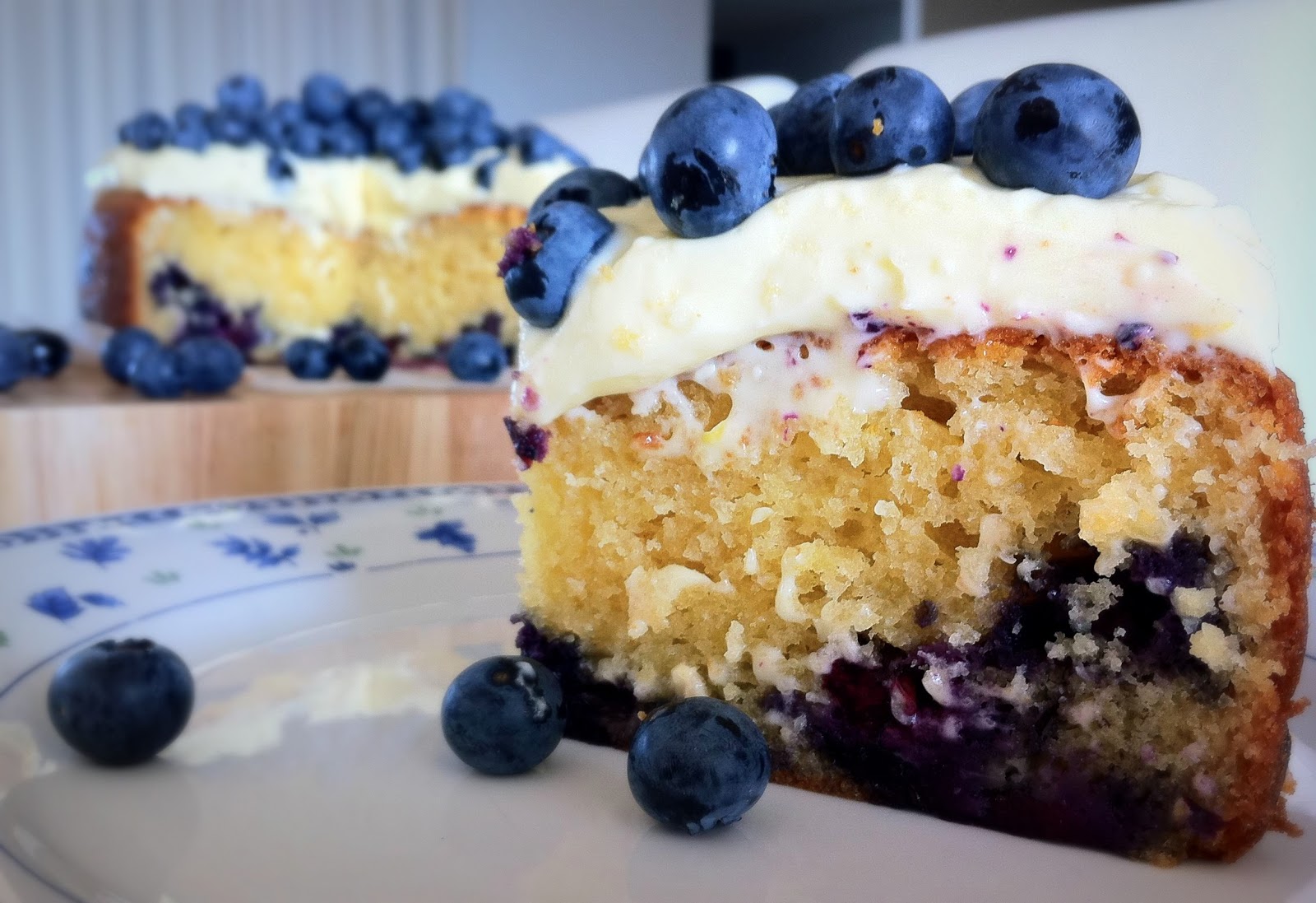 kayla marie's kitchen Blueberry Sour Cream Cake