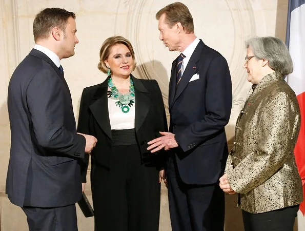 Prince Felix, Princess Claire, Princess Alexandra, Princess Stephanie. Yves Saint Laurent Haute Couture