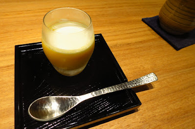Suigei Sake Salon, pumpkin pudding