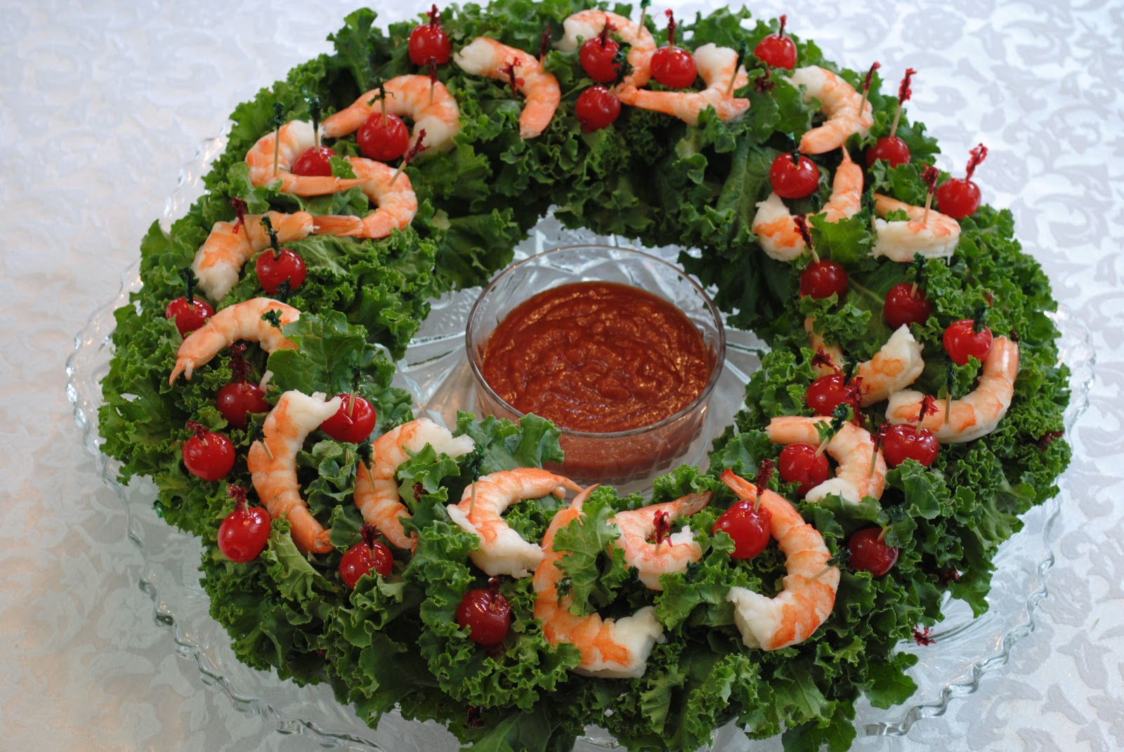 Christmas Holiday Ideas CHRISTMAS SHRIMP WREATH