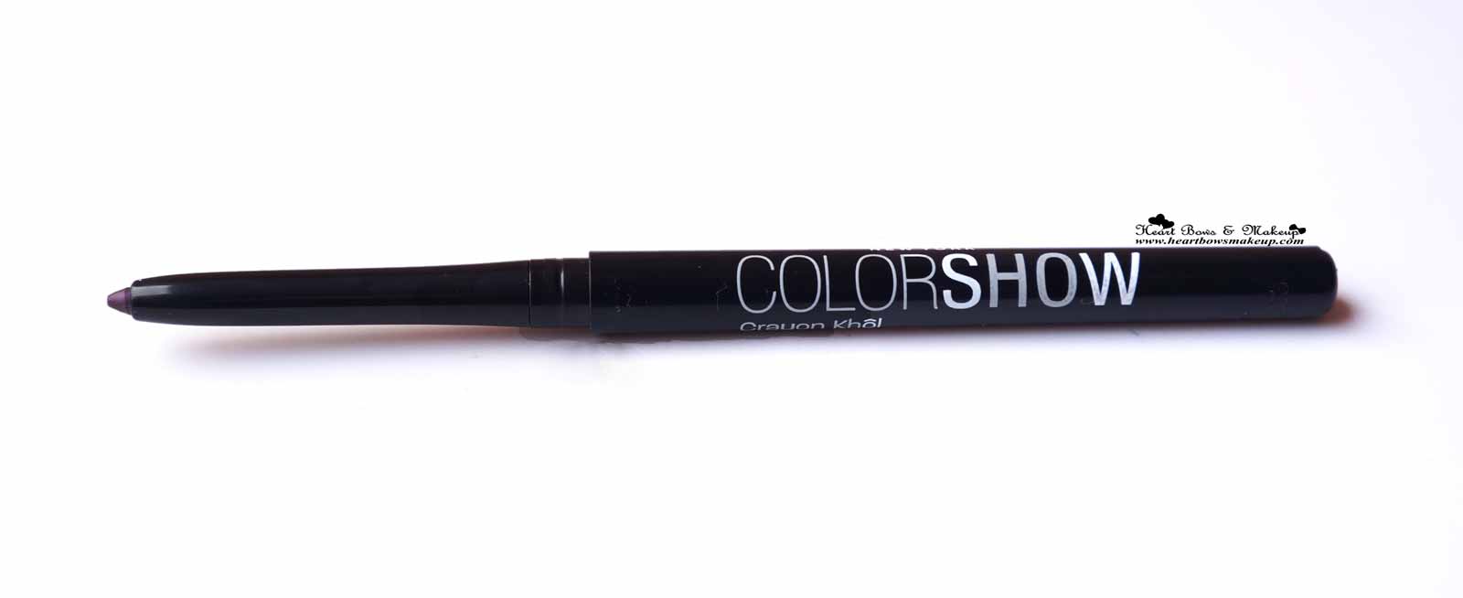 Maybelline Colorshow Crayon Khol Noble Purple Review Price India