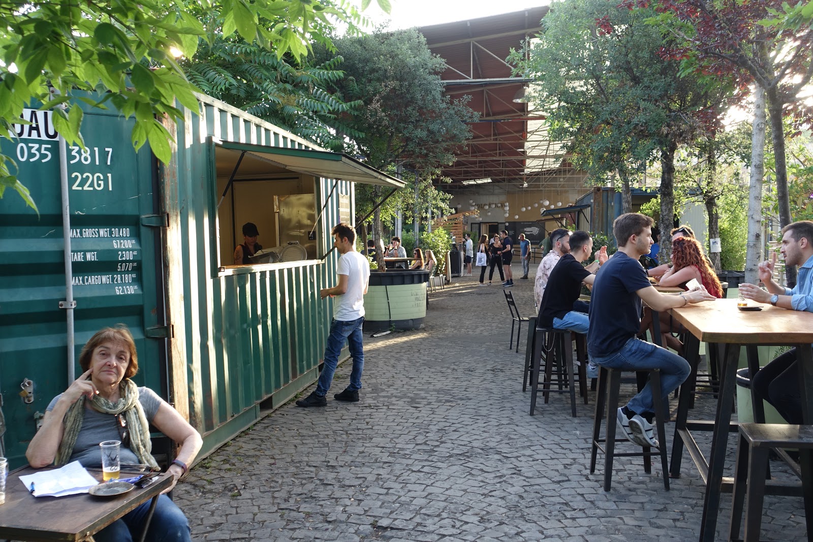 Rome the Second Time Rome's only beer garden the exdogana