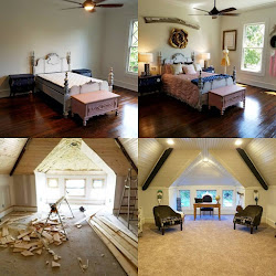 navy pink bedroom think before