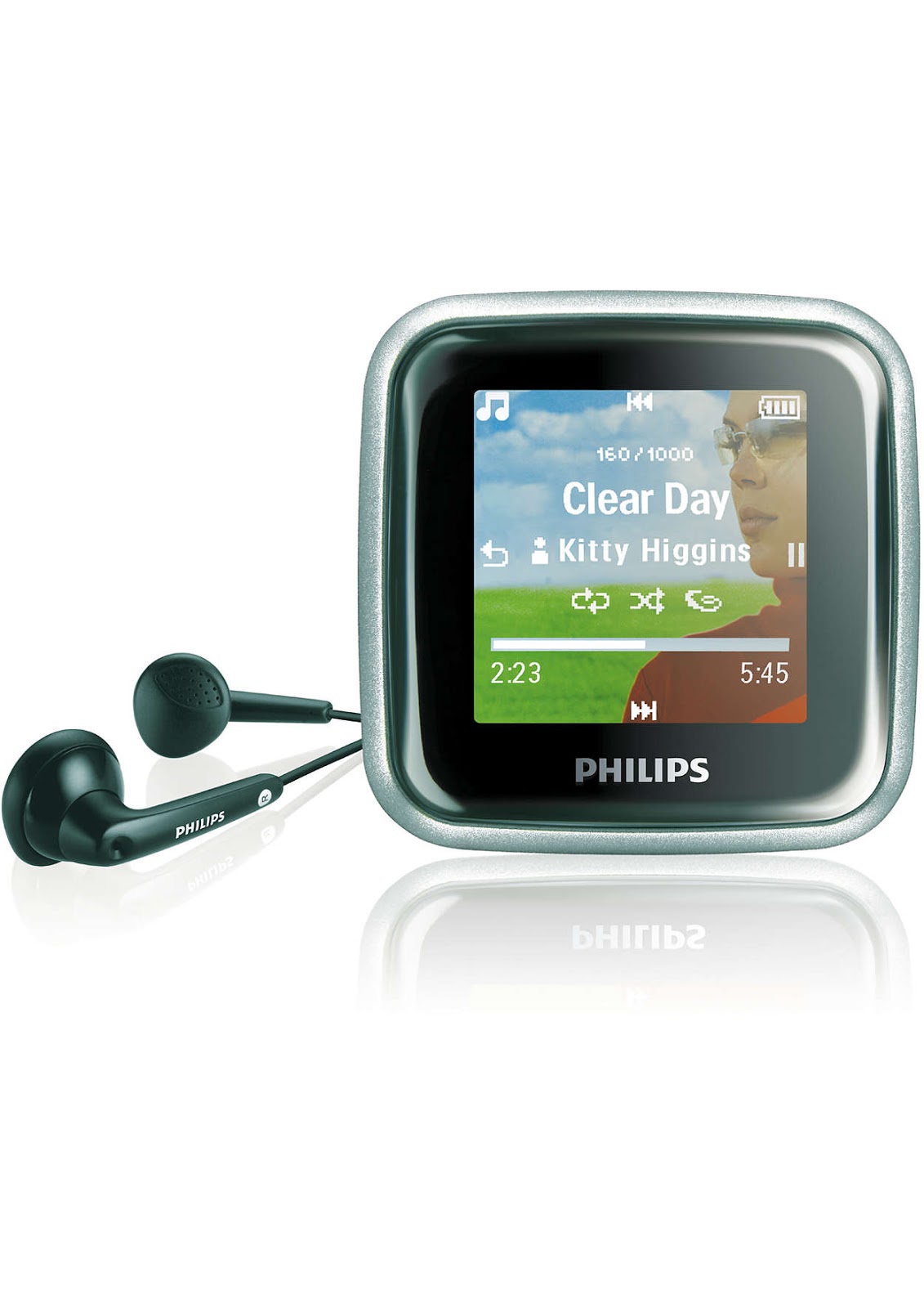 philips gogear 2gb mp3 player not reading mp3 files