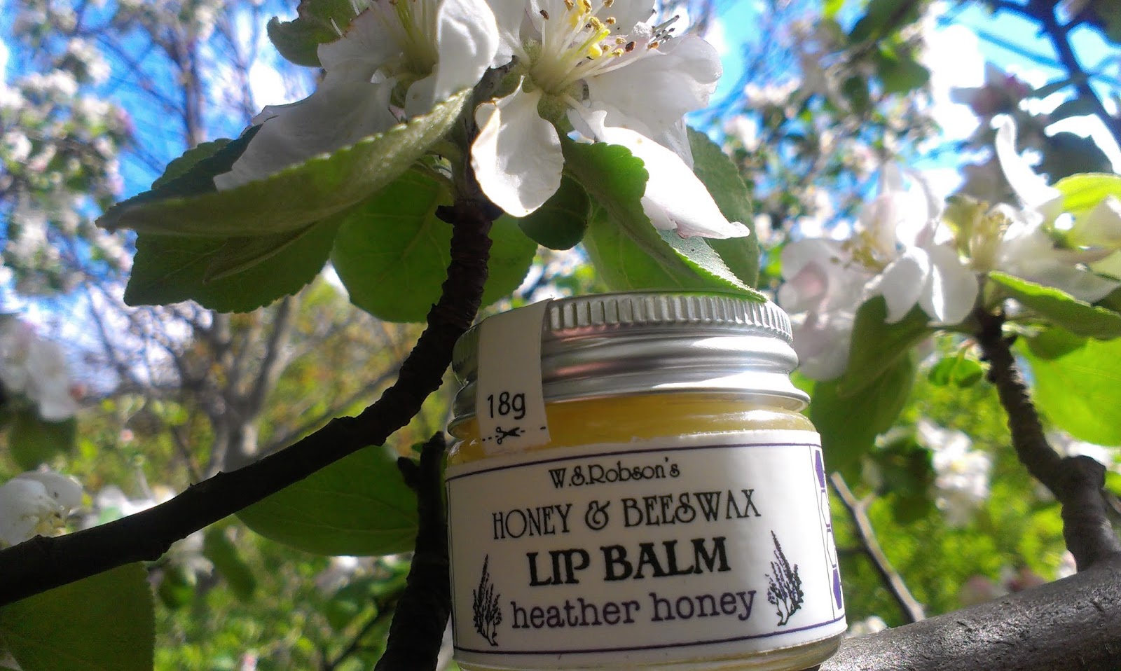 Naturalna Dusza Miodowy wrzos, czyli balsam do ust W.S.Robson's