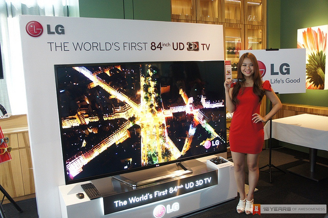 LG 84 Inch Ultra HD 3D TV