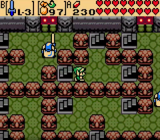 The Legend of Zelda - Oracle of Ages - Laberinto escaleras