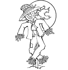 Scarecrow Coloring Page 6