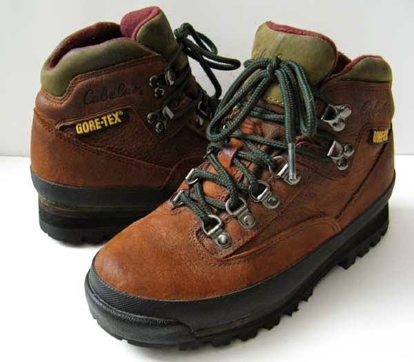CABELA'S HIKING BOOTS GORETEX WATERPROOF TRAIL BOOTS WOMENS SIZE 6.5