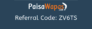 PaisaWapas Referral Code