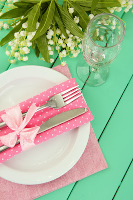 baby shower table setting