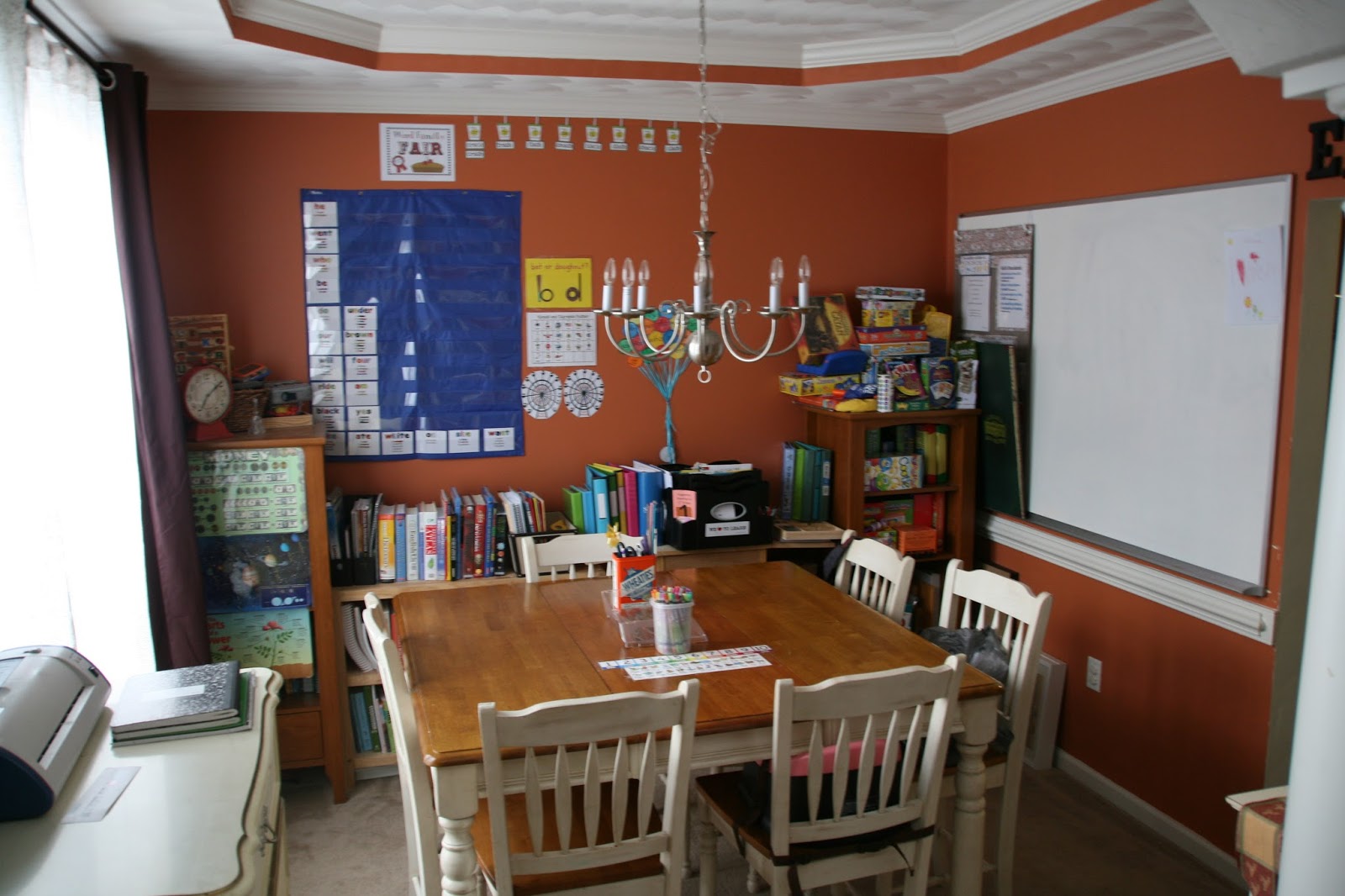 A Stable Beginning: Not Back To School ~ Our School room