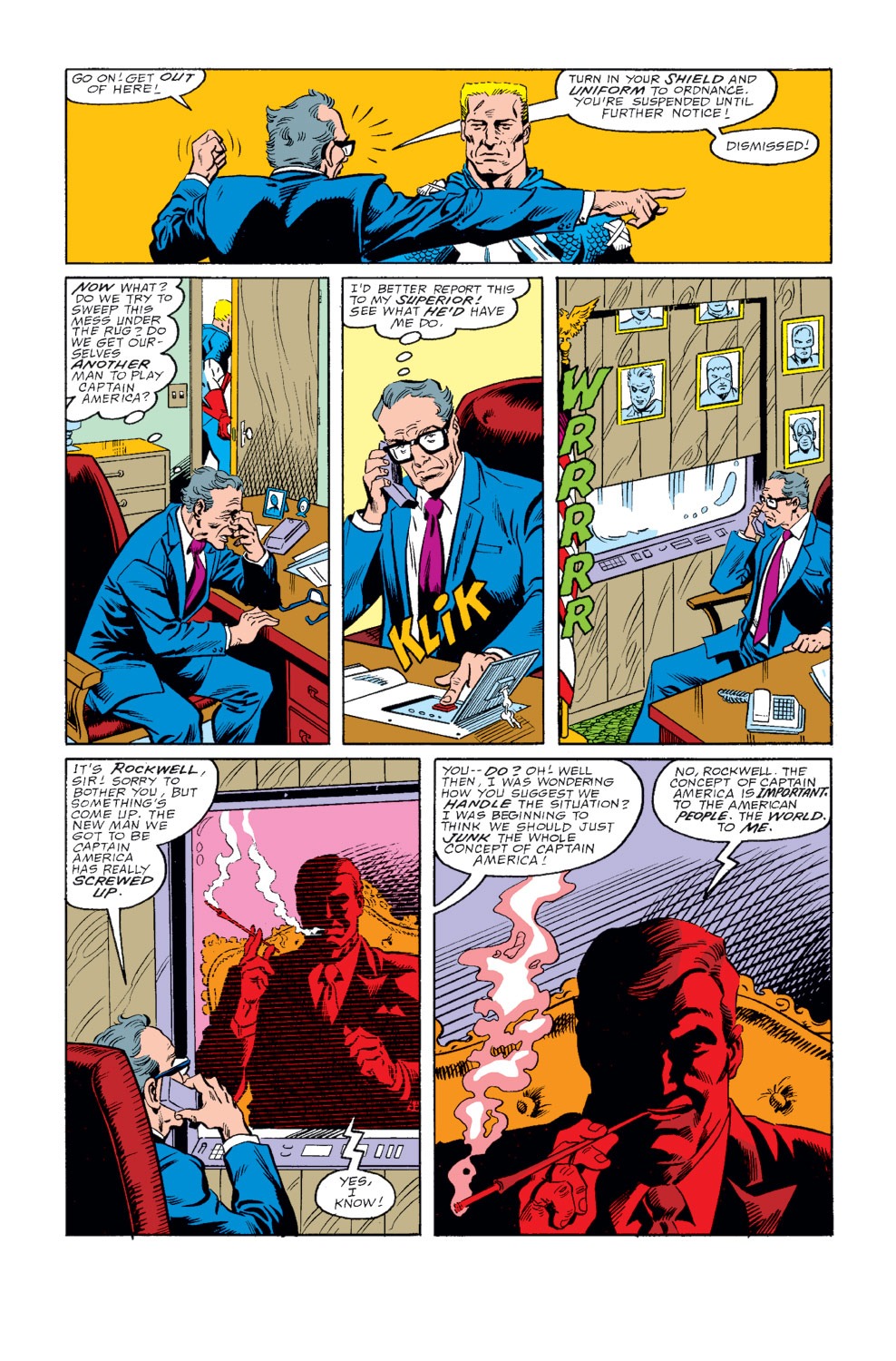 Read online Captain America (1968) comic -  Issue #346 - 9