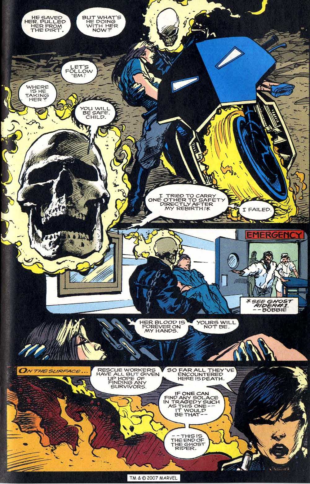 Read online Ghost Rider (1990) comic -  Issue #23 - 25