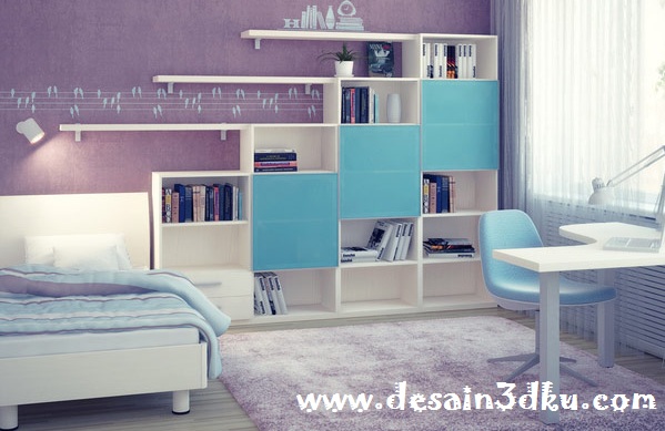 Desain Interior Minimalis Kamar Tidur Anak