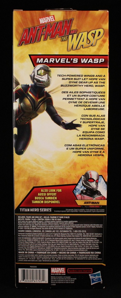 Marvel Ant-Man and The Wasp Titan Hero Series Marvel’s Wasp with Titan Hero Power FX Port Hasbro E1376
